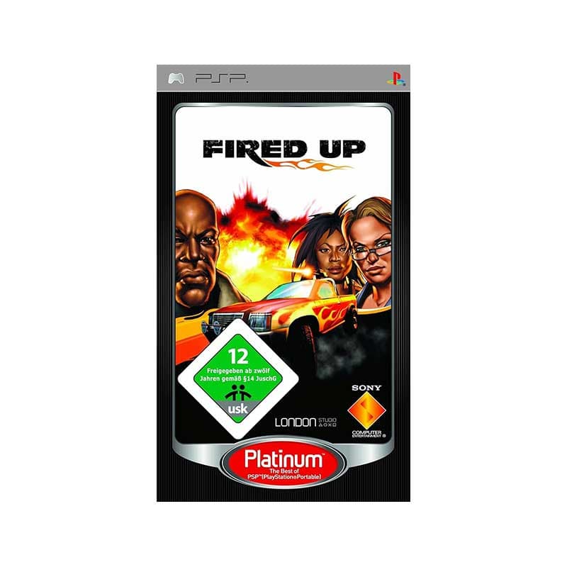 بازی PSP اورجینال Fired Up نسخه Platinum
