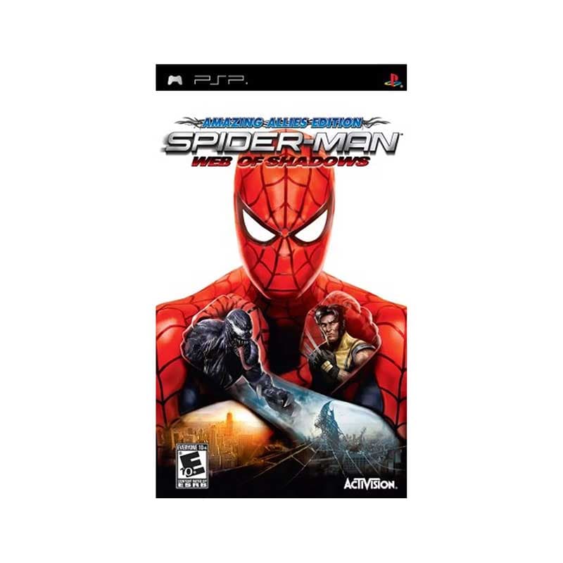 بازی PSP اورجینال Spiderman Web of Shadows
