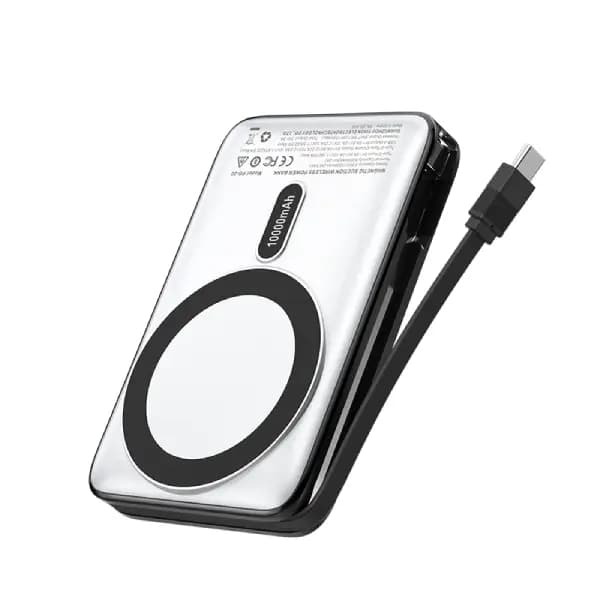 پاوربانک بی سیم 10000 هزار 22.5 وات مگ سیف سلبریت مدل Celebrat PB-20 MagSafe Magnetic — تصویر ۲