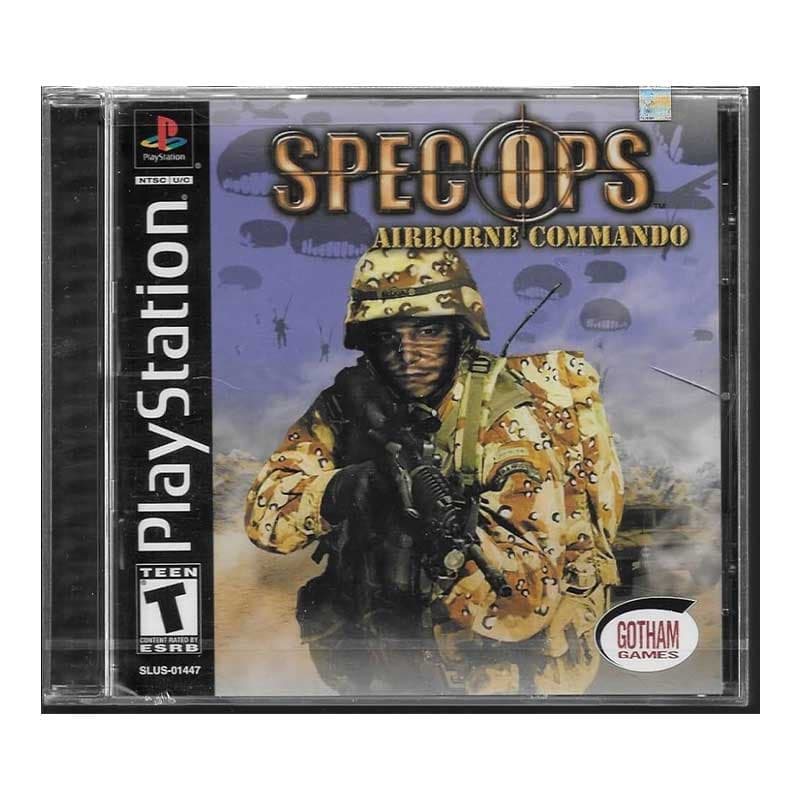 بازی PS1 اورجینال Spec Ops Airborne Commando — تصویر ۲