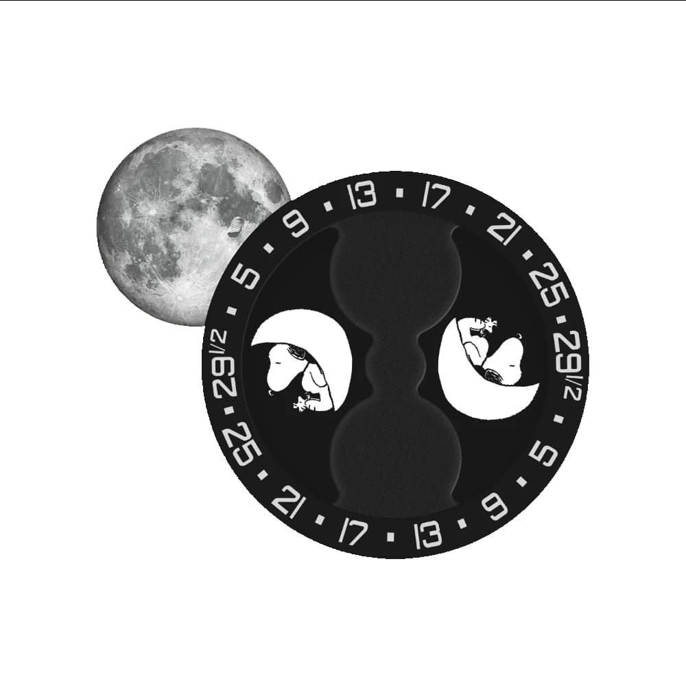 ساعت امگا سواچ اسنوپی OMEGA SWATCH MOONPHASE – NEW MOON — تصویر ۳