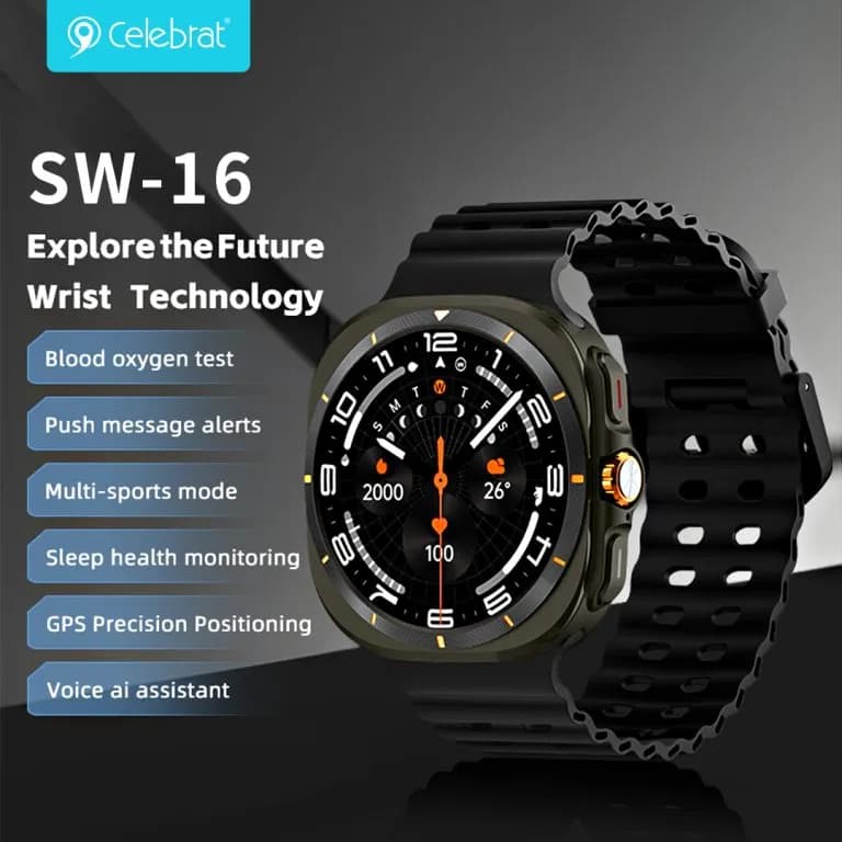 ساعت هوشمند سلبریت مدل Celebrat FereF SW-16 Smartwatch — تصویر ۲