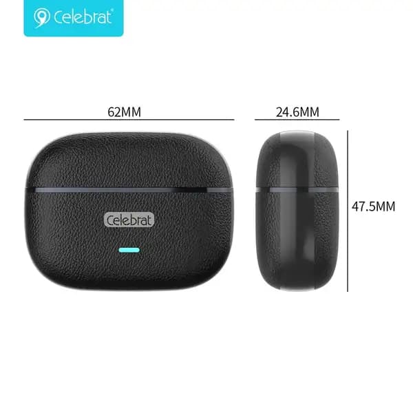 هدفون هایفای چرمی سلبریت مدل Celebrat W82 TWS — تصویر ۳