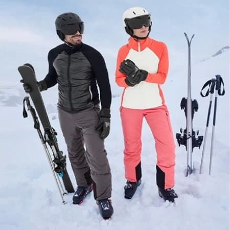 دستکش اسکی و اسنوبرد ضدآب و بسیار گرم حرفه ای برند کریویت آلمان 2-458404 CRIVIT — تصویر ۲
