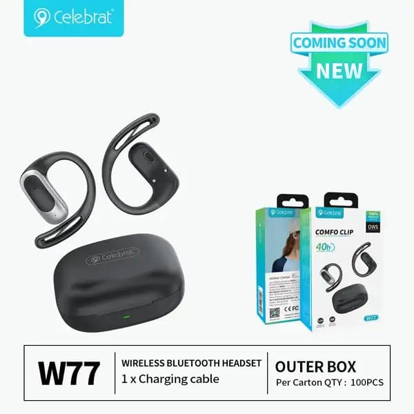 هدفون بی‌سیم سلبریت مدل Celebrat W77 — تصویر ۷