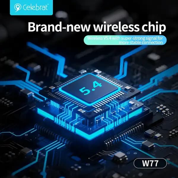 هدفون بی‌سیم سلبریت مدل Celebrat W77 — تصویر ۶