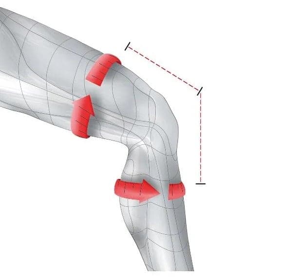 زانوبند ورزشی کشی برند سنسی پلاست آلمان 424828 Sensiplast — تصویر ۳