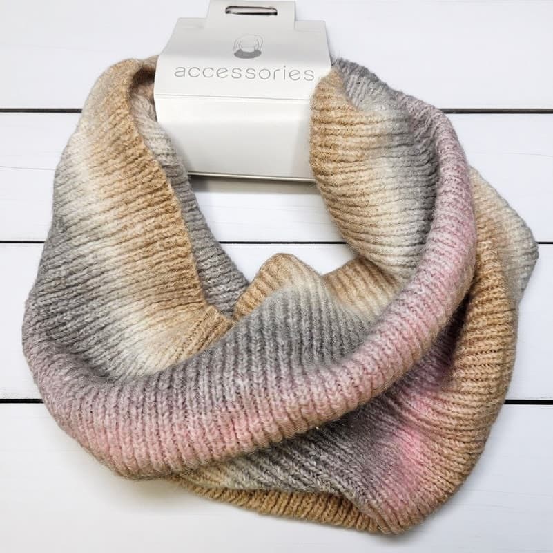 ست کلاه و شال رینگی بافتنی آبرنگی برند اکسسورایز Accessories 833974 — تصویر ۳