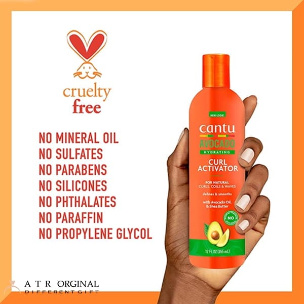 کرم مو اکتیویتور آووکادو کانتو Cantu Hydrating Curl Activator Avocado — تصویر ۲