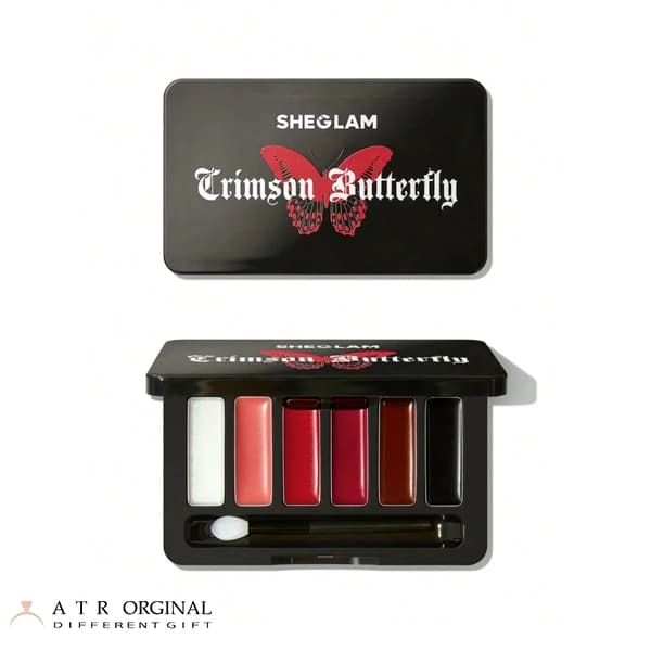 پالت رژلب براق شیگلم از کالکشن Crimson Butterfly