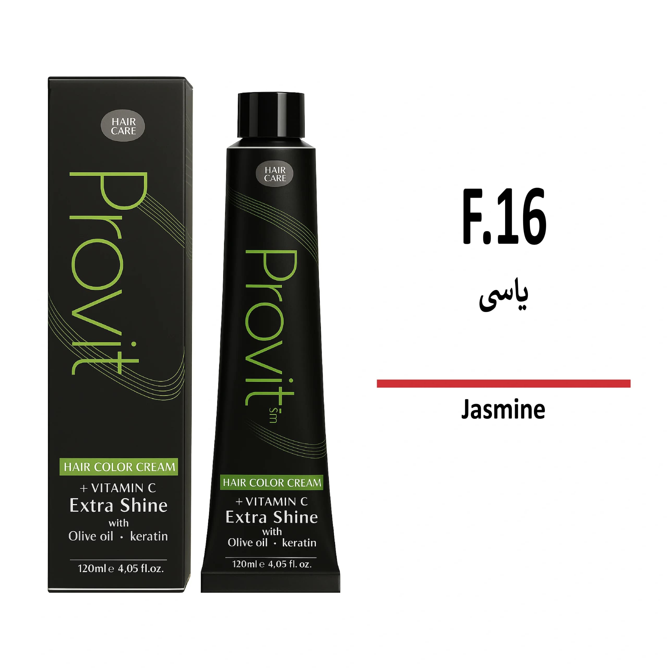 رنگ مو پرویت یاسی F16