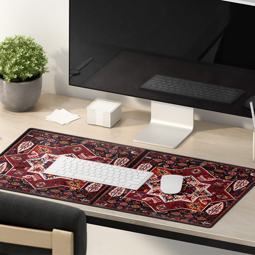 دسک پد پرمیوم هومرو طرح سنتی مدل DP021 سایز 40×75 سانتی‌متر — تصویر ۳
