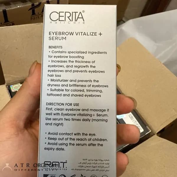 سرم احیا کننده ابرو سریتا Eyebrow Vitalize — تصویر ۶