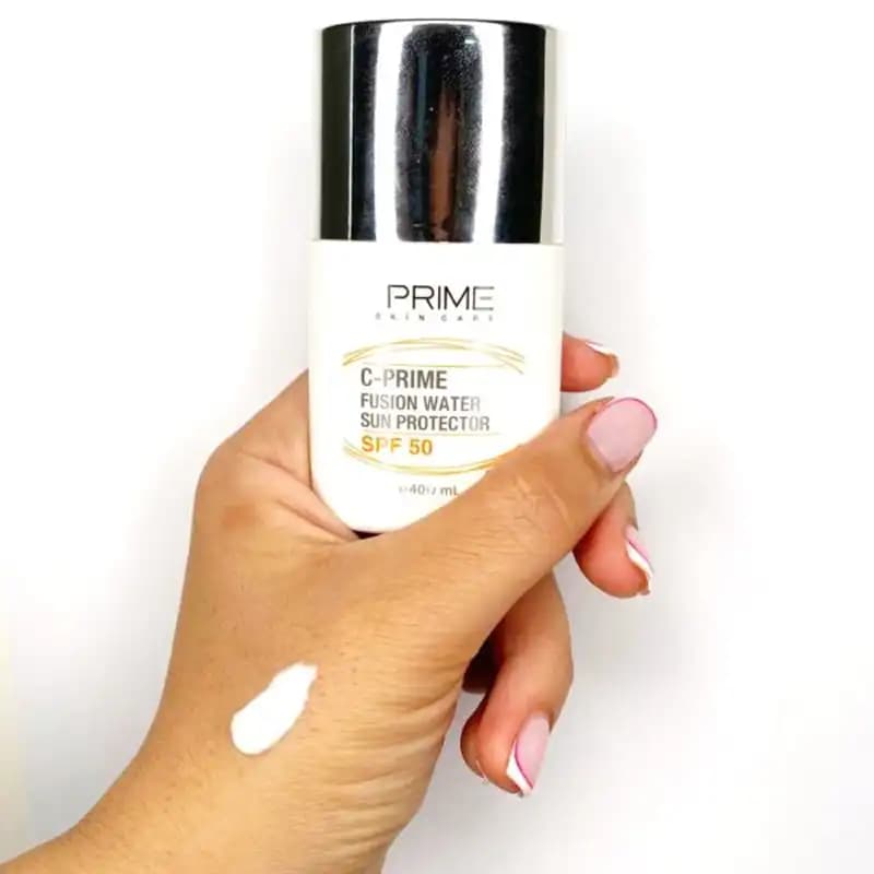 فلوئید ضد آفتاب پرایم مدل فیوژن واتر حاوی ویتامین سی با SPF50 — تصویر ۴