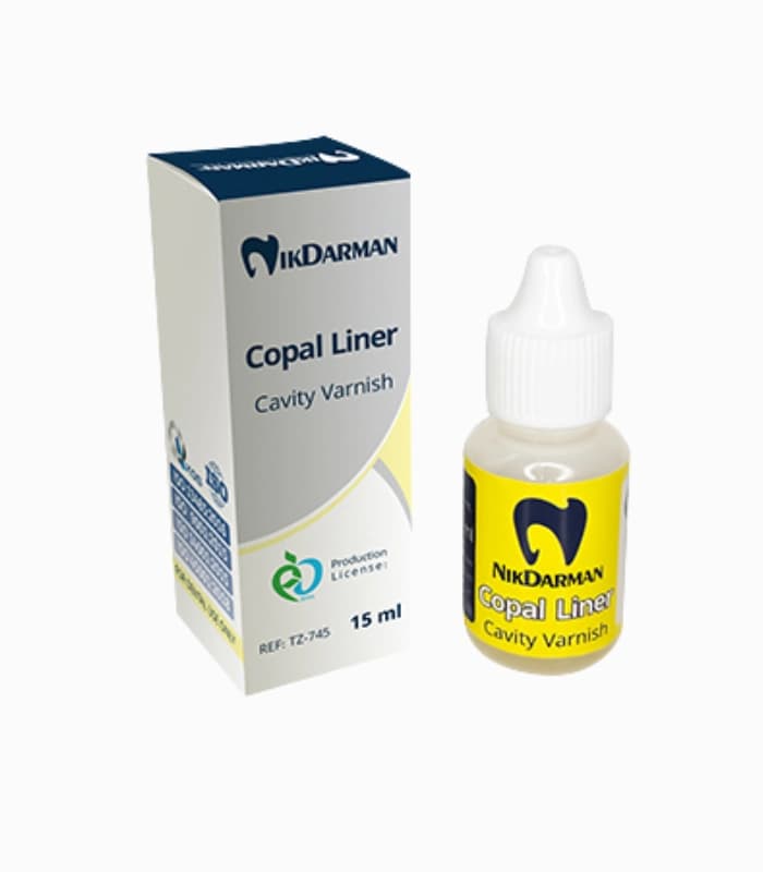 وارنیش رزینی تک محلولی نیک درمان – NikDarman Copal Liner Varnish