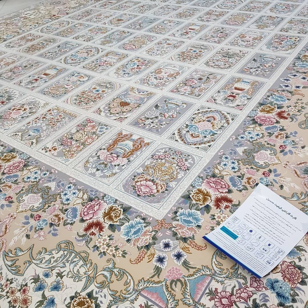 فرش 1200 شانه طرح عروس فیلی برجسته — تصویر ۴