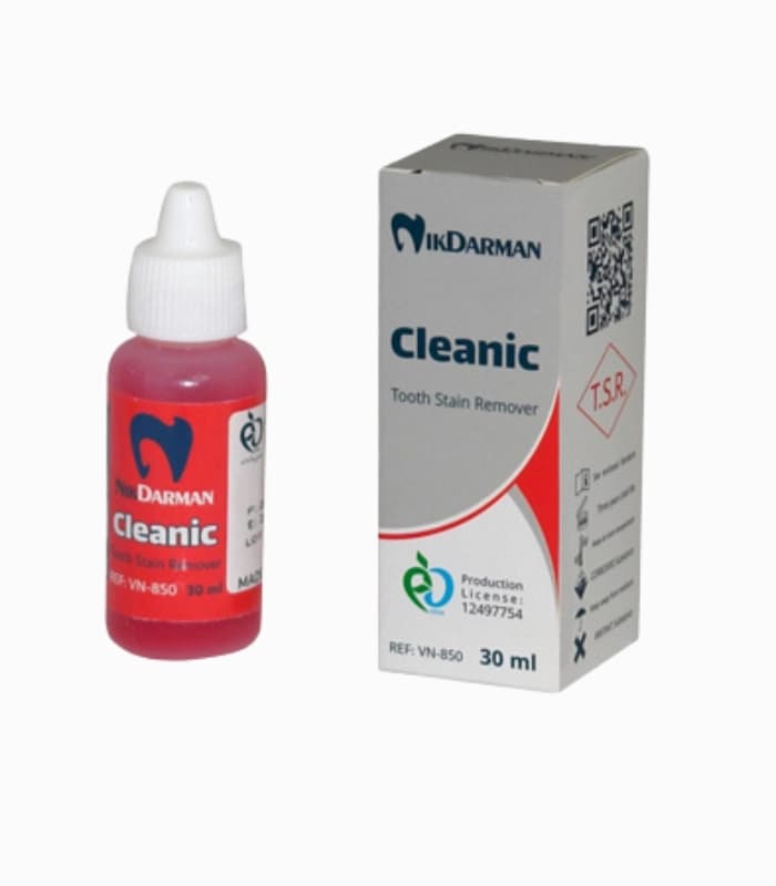 محلول لکه بر دندان نیک درمان – NikDarman Cleanin