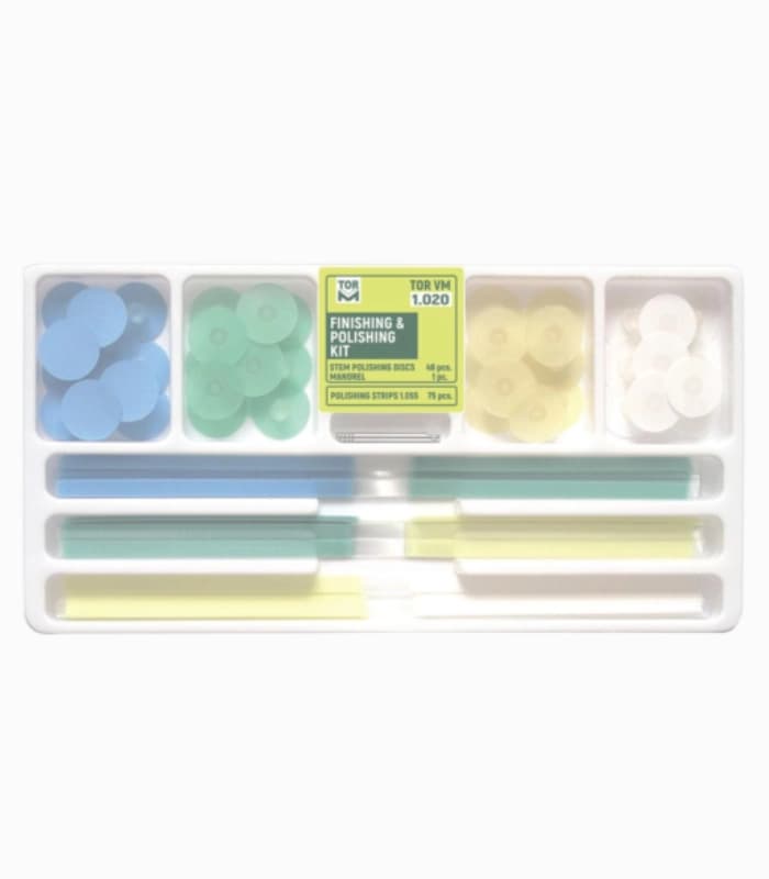 کیت دیسک بدون مرکز 48 عددی با نوار پرداخت – Torvm Finishing & Polishing Kit
