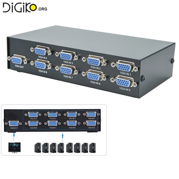 دیتا سوئیچ 1 به 8 VGA — تصویر ۲