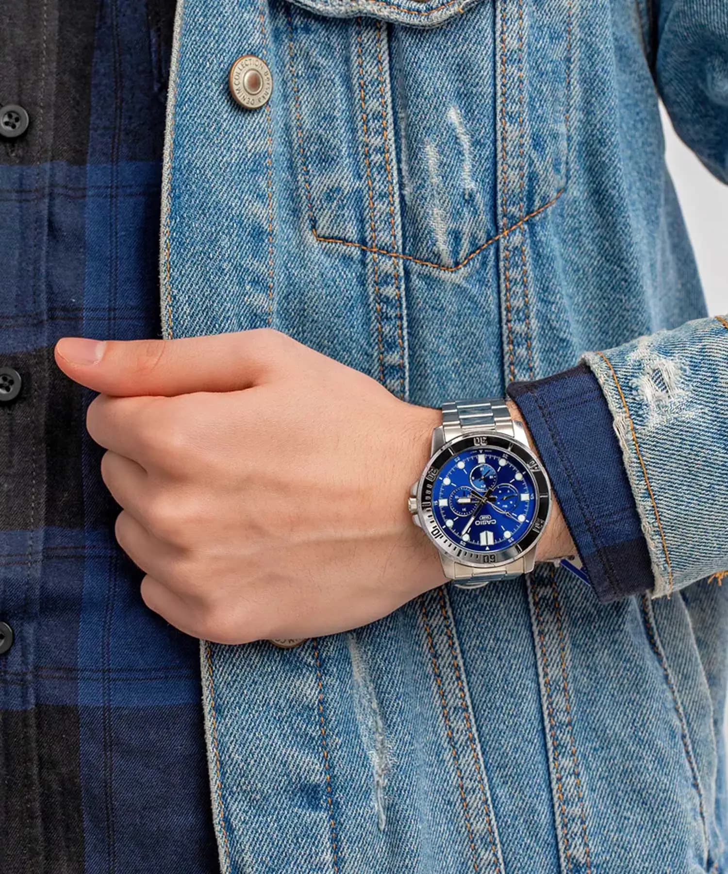 ساعت مچی مردانه کاسیو جنرال مدل CASIO MTP-VD300D-2EUDF — تصویر ۸