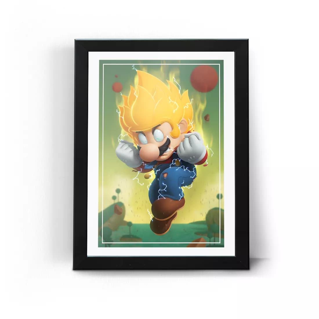 تابلو قاب سوپر ماریو طرح 4 Super Mario