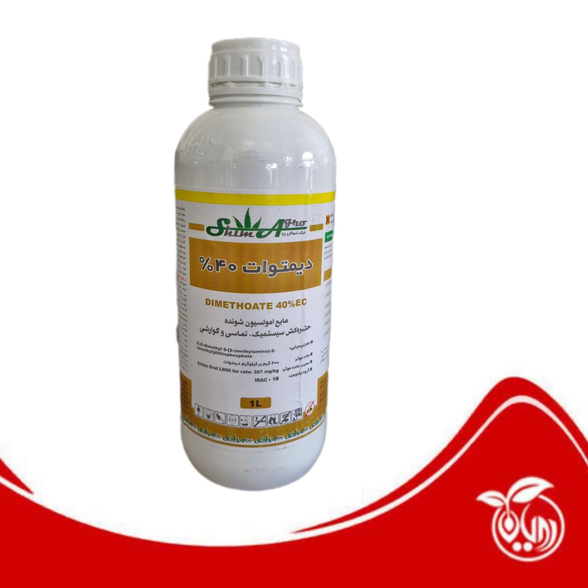 سم حشره کش دیمیتوات EC 40% شیماگرو ( بطری یک لیتری )