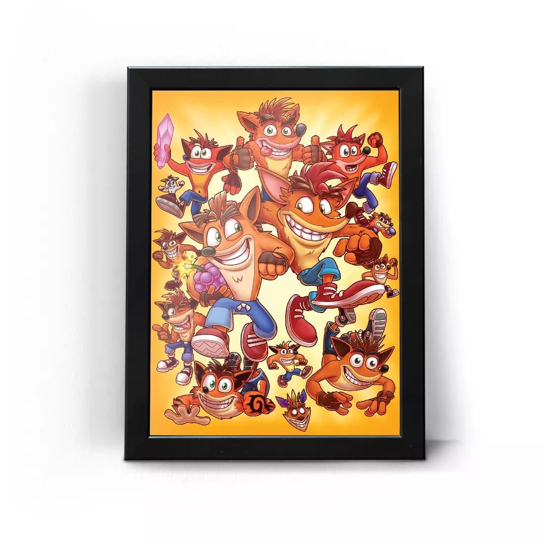 تابلو قاب کراش بندیکوت طرح 1 Crash Bandicoot