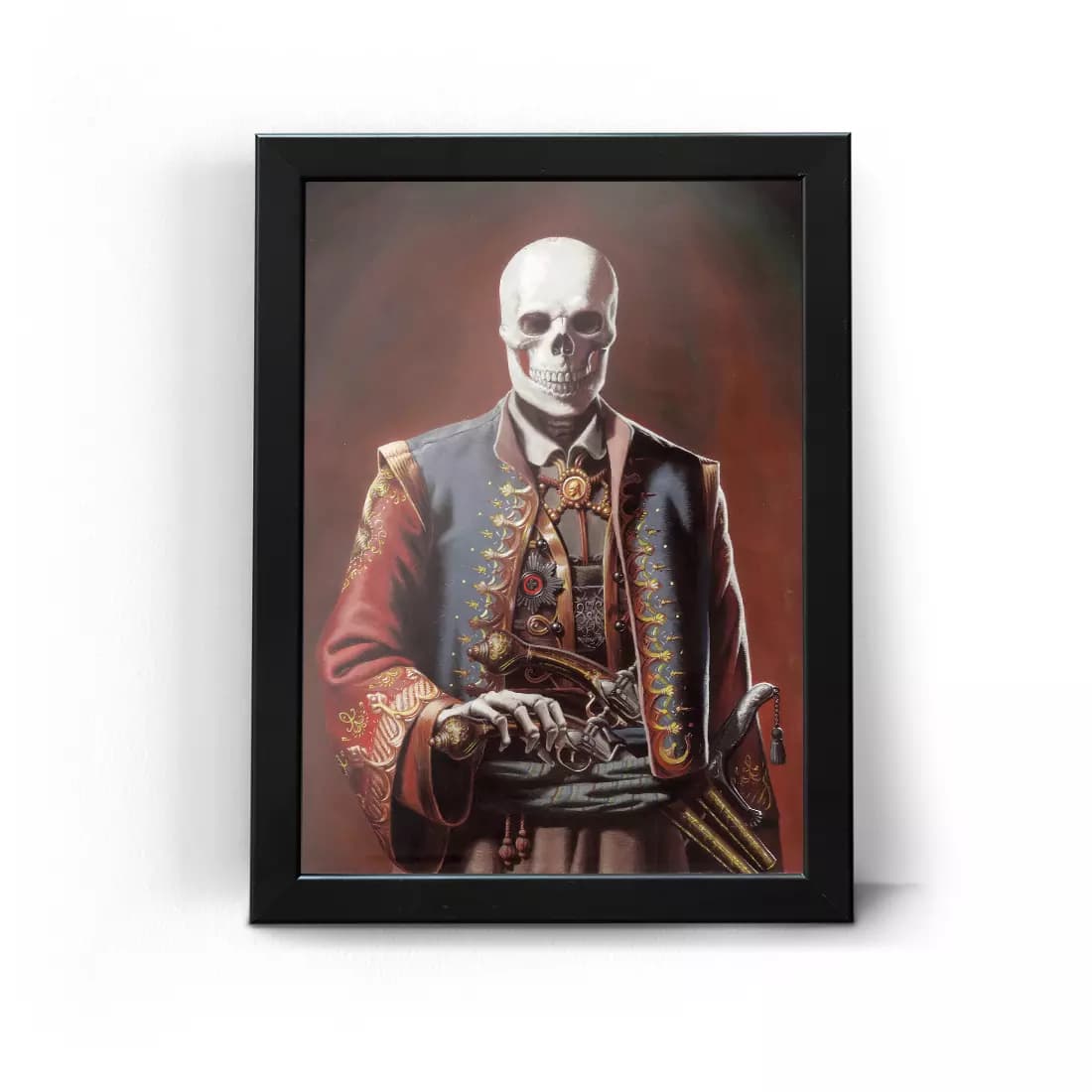تابلو قاب گیمینگ اسکلتی Skull