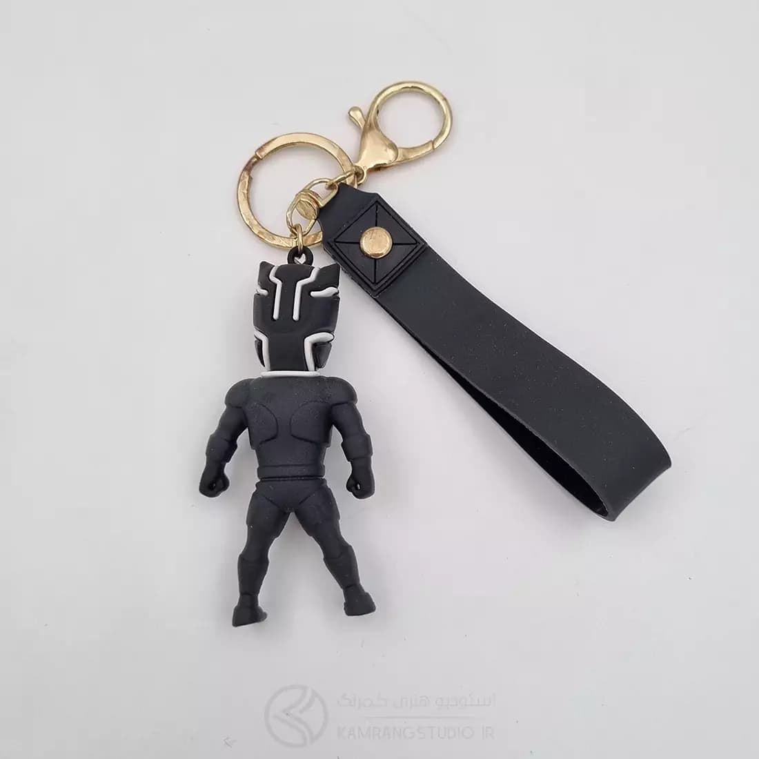 جاکلیدی سیلیکونی پلنگ سیاه Black Panther — تصویر ۲