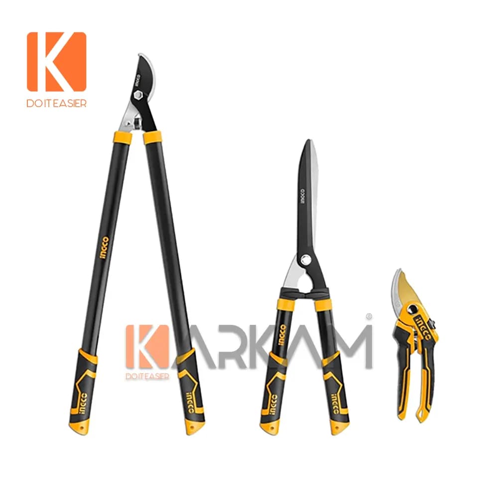 ست 3 عددی شمشادزن شاخه زن قیچی باغ HLT76033 اینگکو