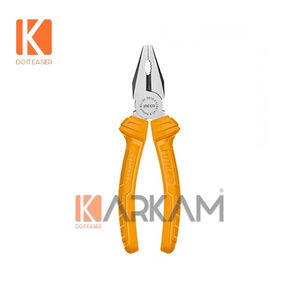 انبردست 7 اینچ دسته زرد HCP12180 اینگکو