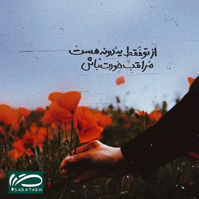 تابلو شاسی صبا طرح مدل متن گرافی عاشقانه کد M228 — تصویر ۳