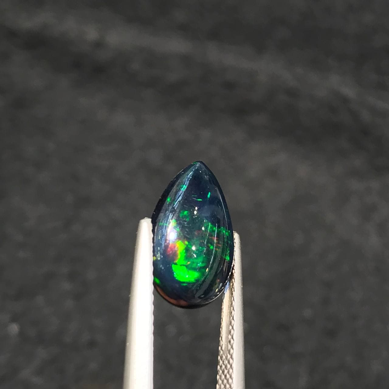 نگین اپال مشکی اصل سایز 14*9 — تصویر ۳