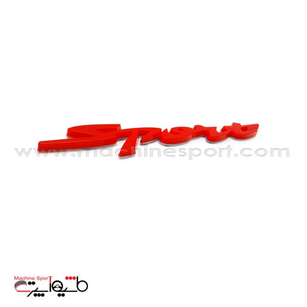 آرم اسپرت Sport سایز 14سانت قرمز رنگ — تصویر ۳