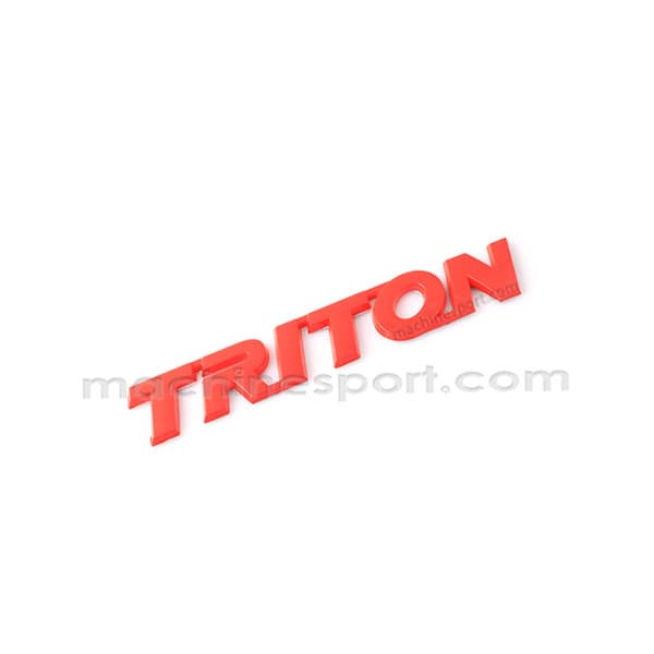 آرم نوشته آفرود میتسوبیشی تریتون TRITON L200 قرمز رنگ سایز 17 سانت