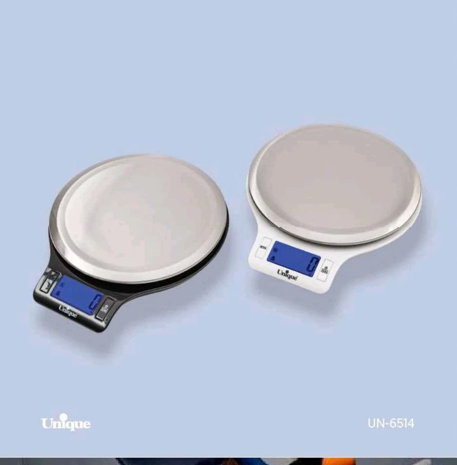 ترازوی آشپزخانه 5کیلویی گرد یونیک کد UN-6514
