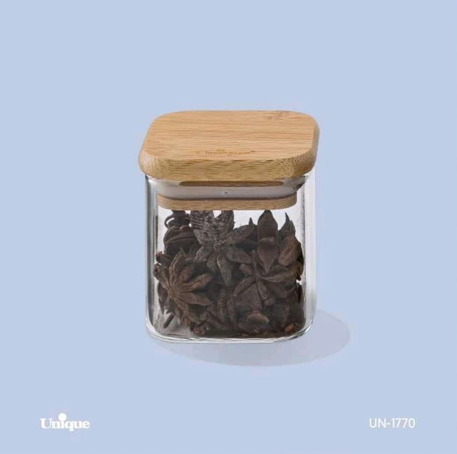 ادویه درب چوبی مربع 6سانت یونیک کد UN-1770