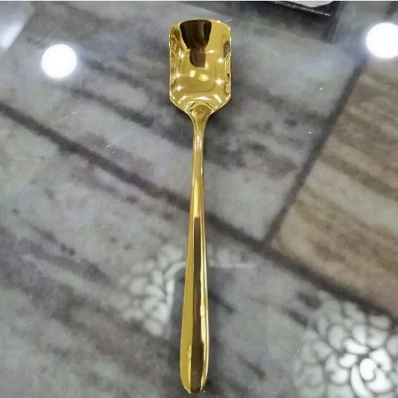 قاشق دسر و بستنی طلایی دونا یونیک