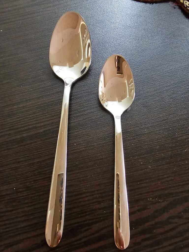 قاشق مربا خوری طلایی دونا یونیک