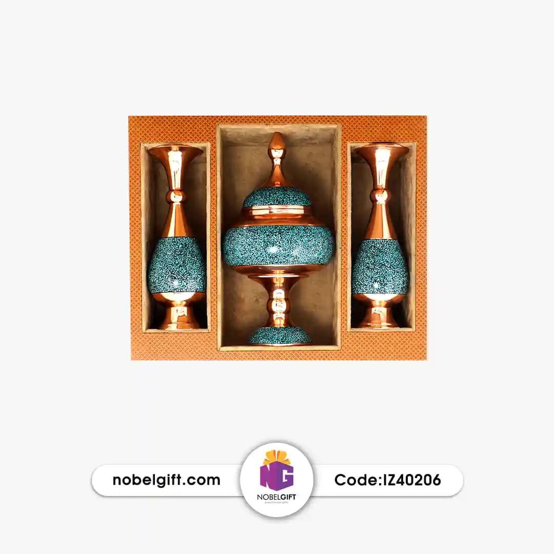 ست هدیه صنایع دستی فیروزه کوب تبلیغاتی — تصویر ۴