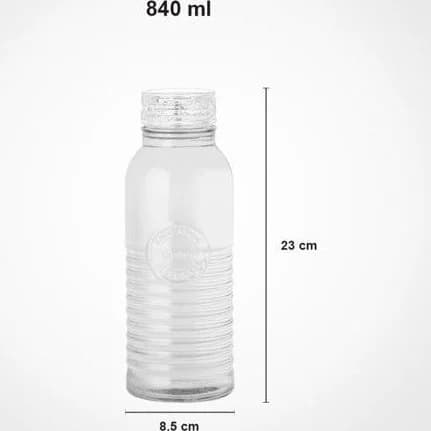 بطری آب روستیک لیمون کوتاه کد 188400 — تصویر ۲