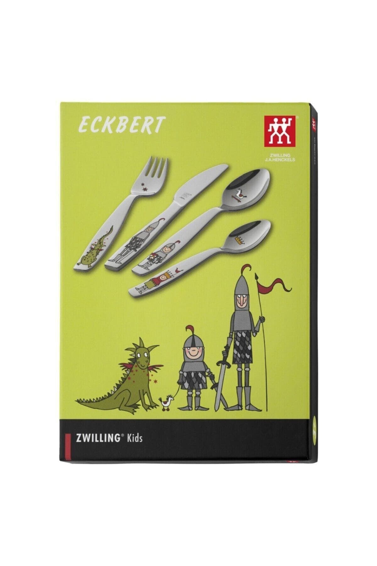 ست 4 عددی قاشق، چنگال و کارد کودک زولینگ مدل Zwilling Ritter Eckbert — تصویر ۳