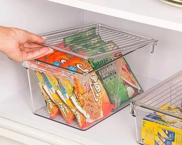 سبد نظم دهنده نشکن لیمون درب دار 6 لیتر با منقسم کد 215000