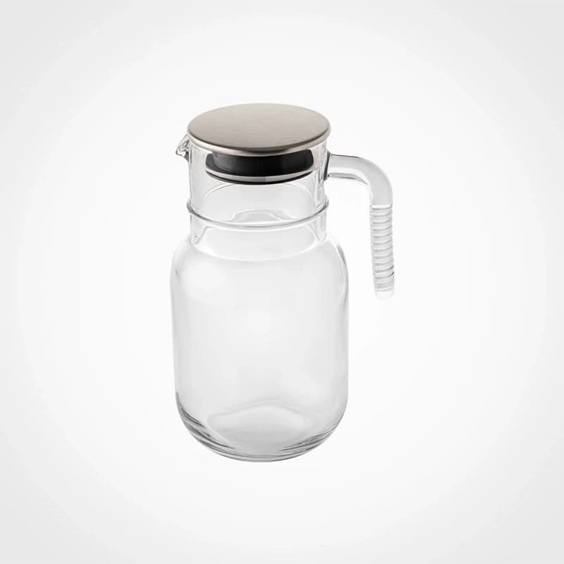 پارچ شیشه ای لیمون 1/5 لیتر درب استیل کد 237600 — تصویر ۲