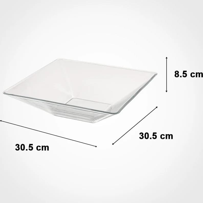 میوه خوری لیمون شیشه ای مربع کد 225300 — تصویر ۲