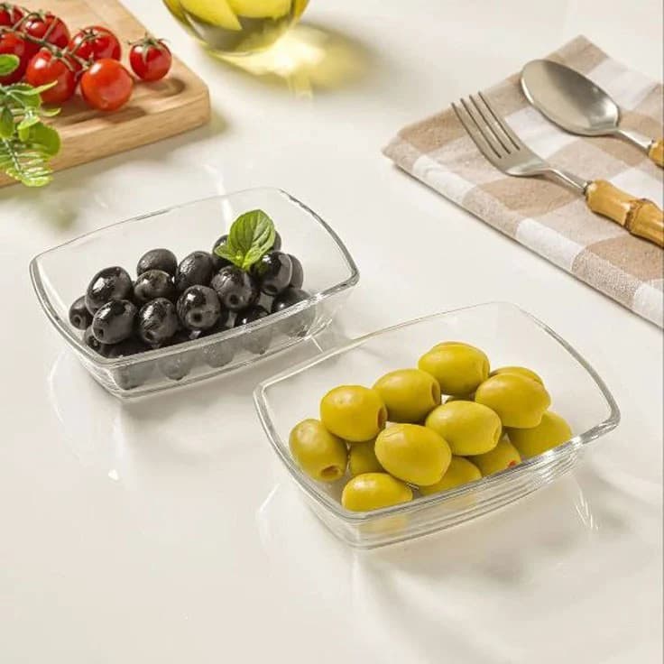 پیاله شیشه ای سرو بزرگ 6 عددی لیمون 222400