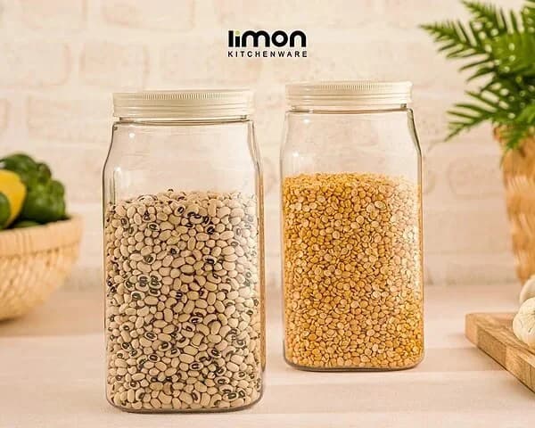بانکه پت مربع لیمون 1/8 لیتر (الوان) کد 230835