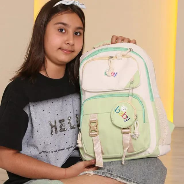 کوله پشتی مدرسه اسپرت رنگی