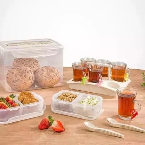 سرویس چای خوری و صبحانه خوری لیمون ساده کد 43035