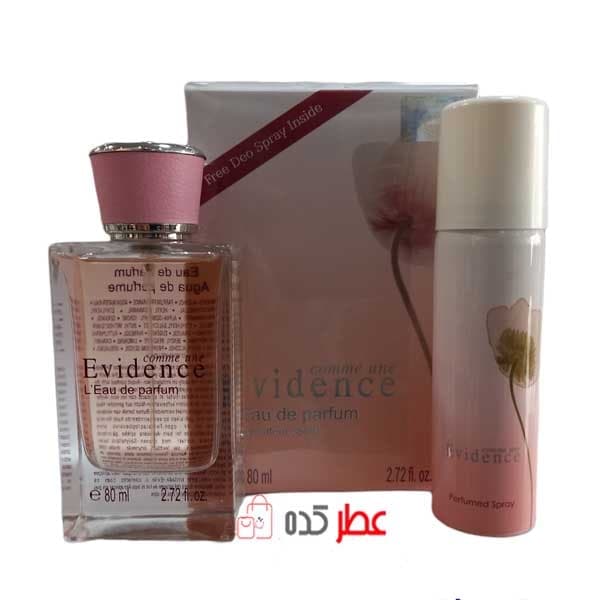 ادکلن زنانه اویدنس با اسپری Evidence Fragrance World — تصویر ۴